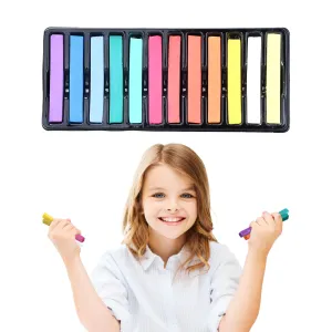 12-Piece Soft Pastels Set - Multi Color Chalk Drawing Pastels For Art Painting