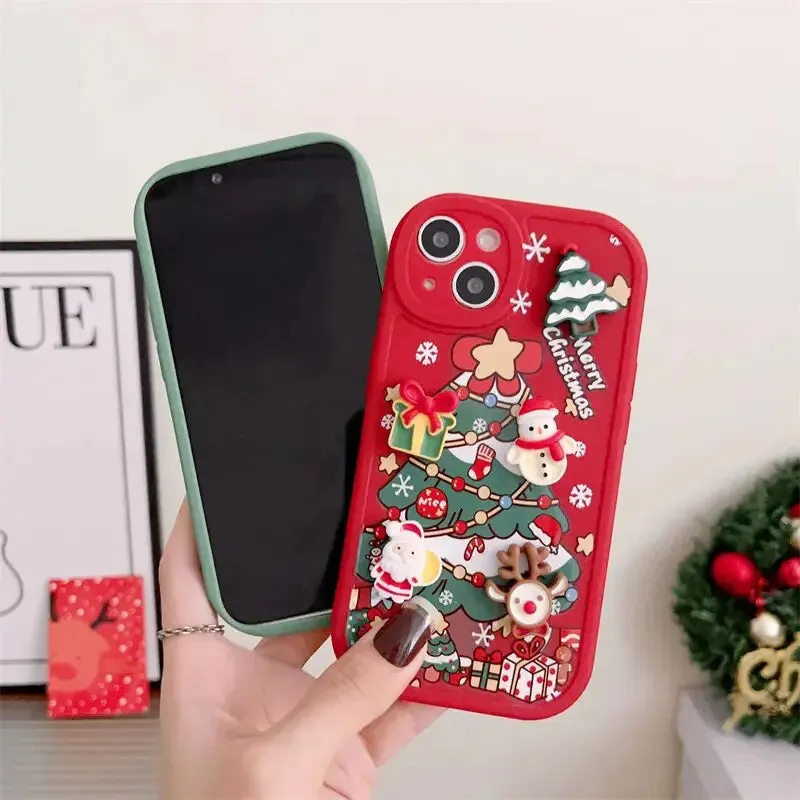 3D Christmas Cartoon Case