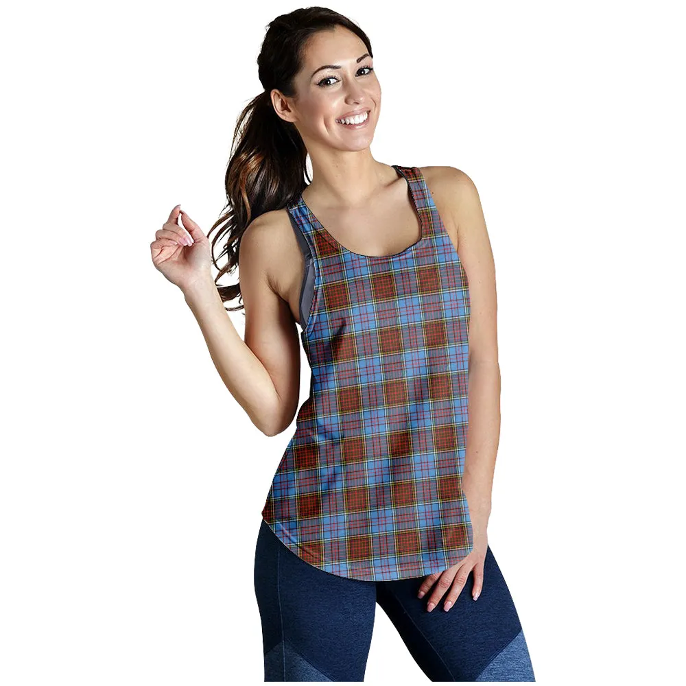 Anderson Modern Tartan Women Racerback Tanks