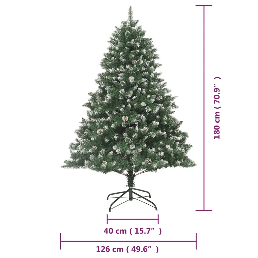 Artificial Christmas Tree with Stand 180 cm PVC