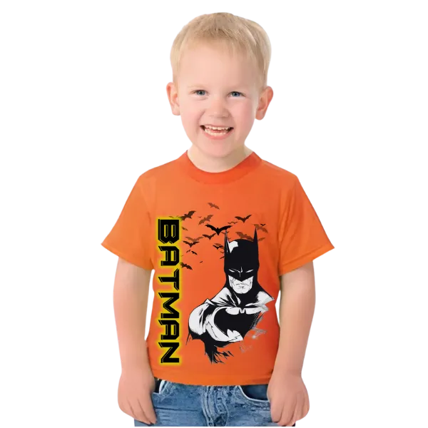 BAT MAN Printed T Shirt for Kids