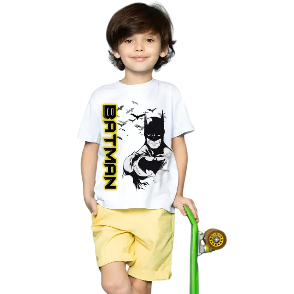 BAT MAN Printed T Shirt for Kids