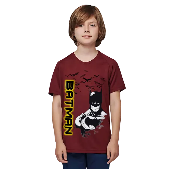 BAT MAN Printed T Shirt for Kids