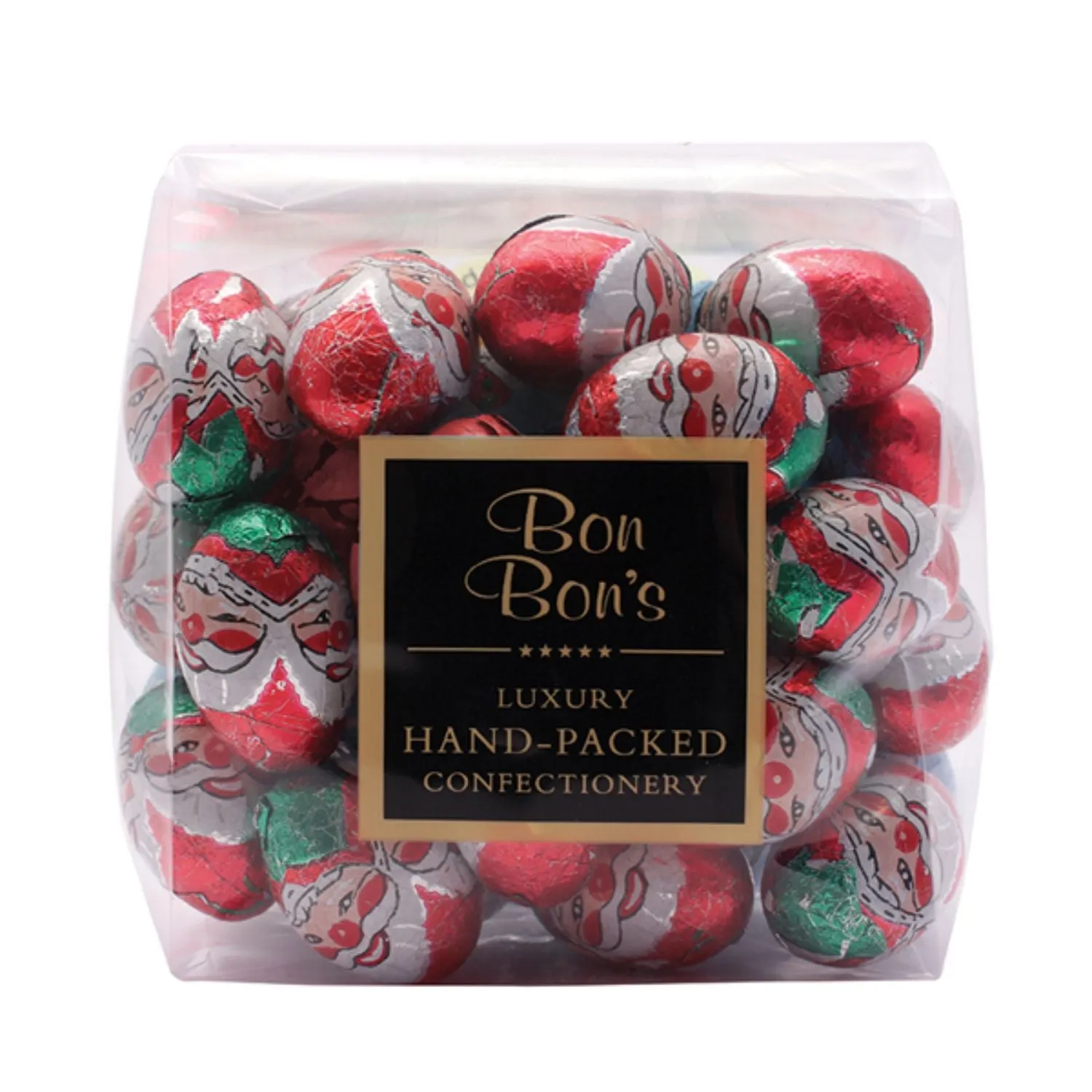 Bon Bon's 180g Foiled Chocolate Santas