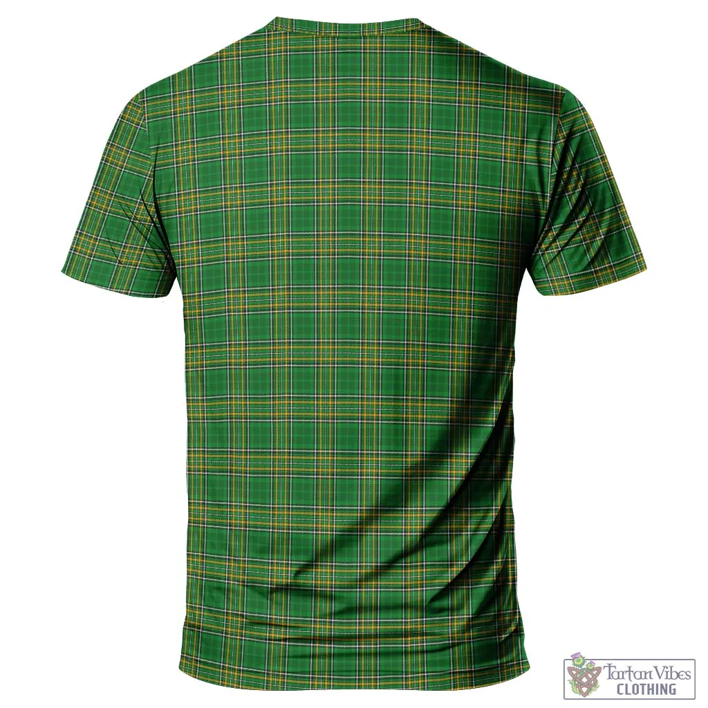 Borough Irish Clan Tartan T-Shirt with Family Seal