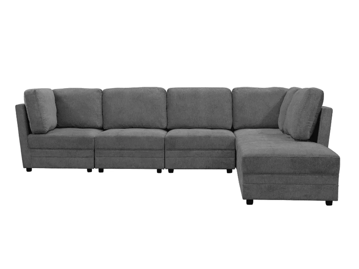 Brentwood 6-pc Fabric Modular Sectional