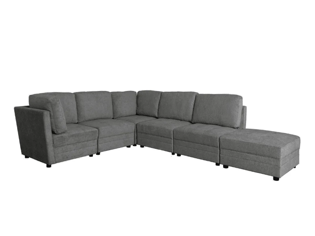 Brentwood 6-pc Fabric Modular Sectional