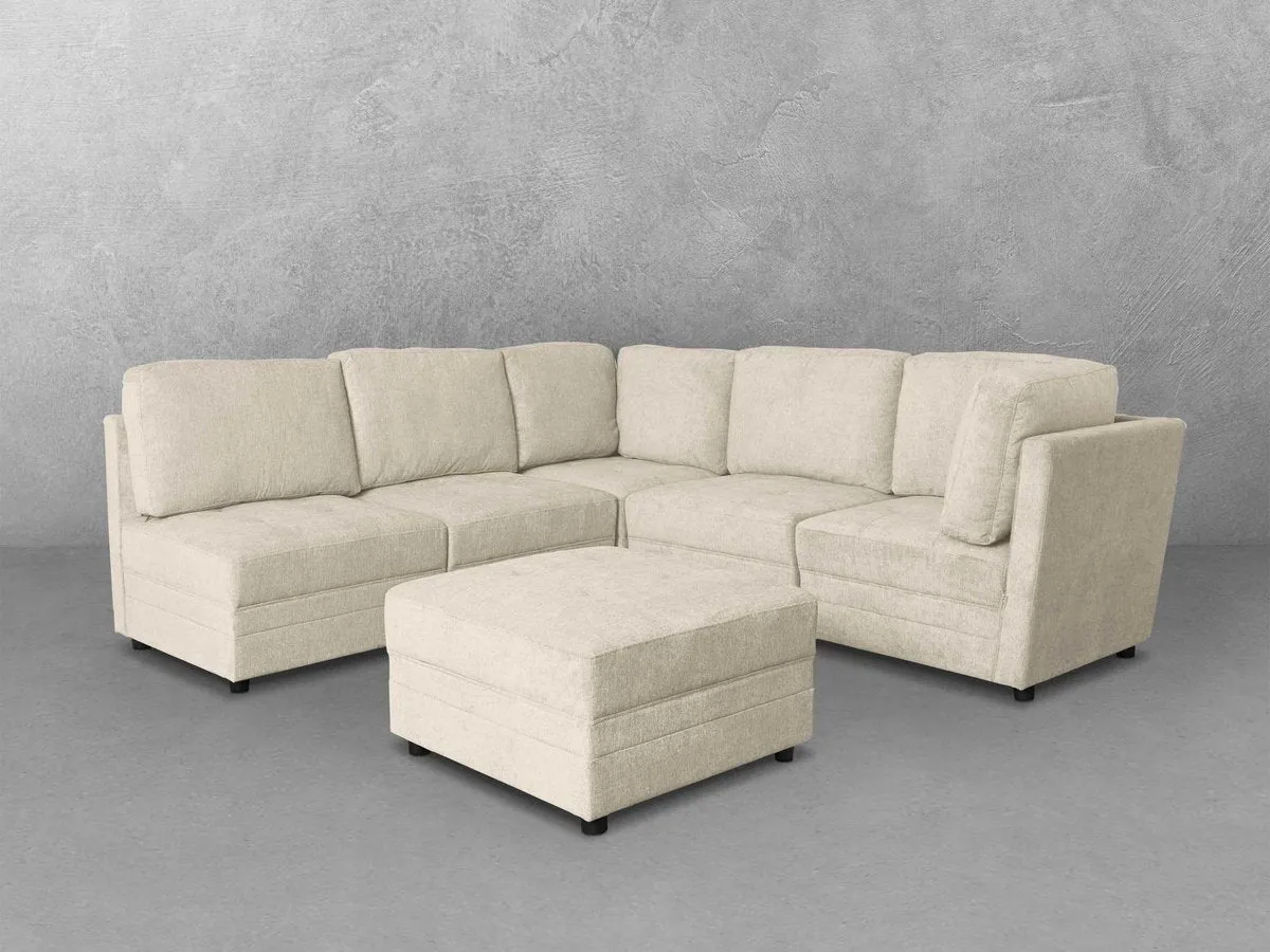 Brentwood 6-pc Fabric Modular Sectional