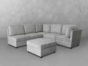 Brentwood 6-pc Fabric Modular Sectional