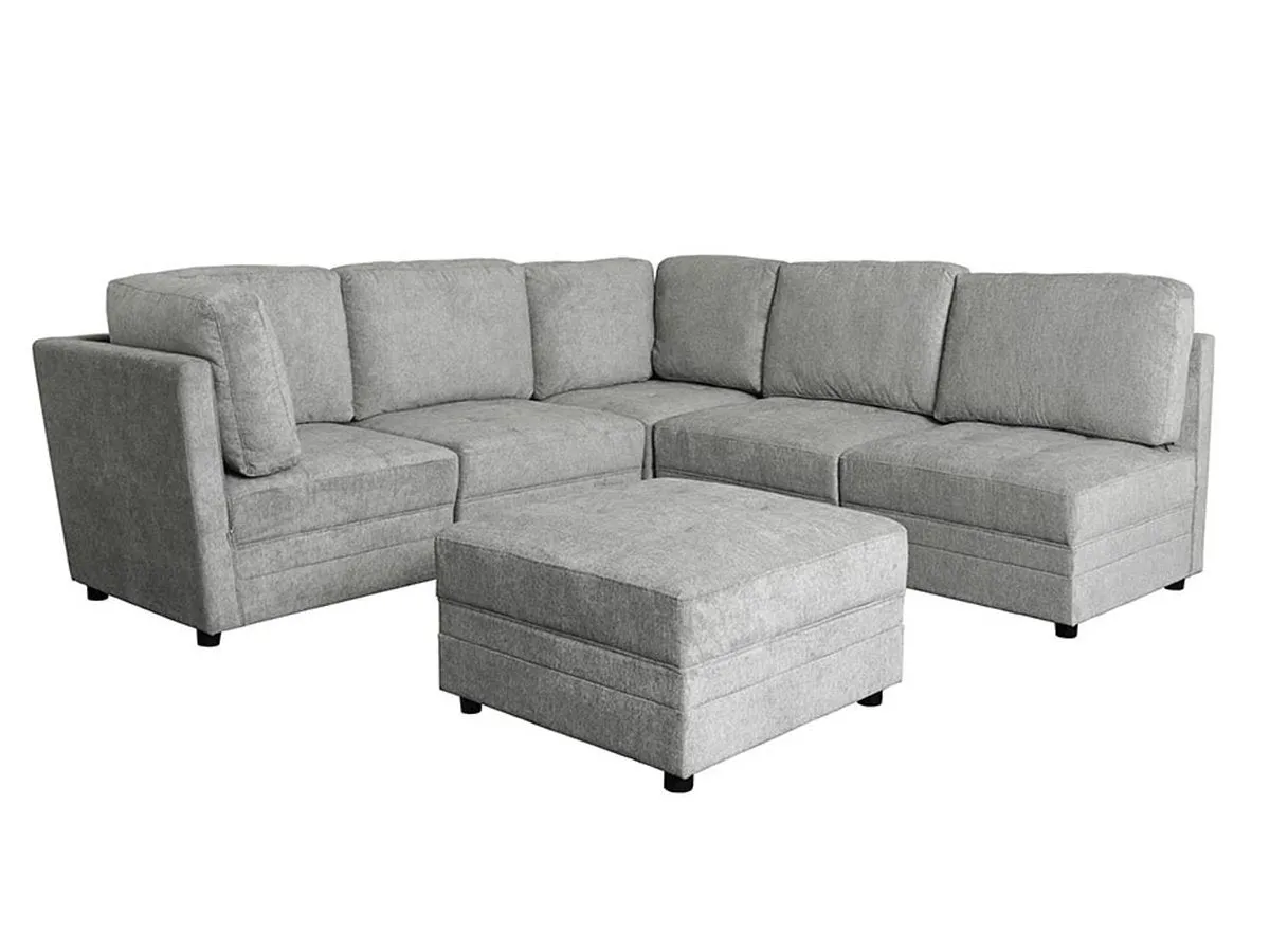 Brentwood 6-pc Fabric Modular Sectional