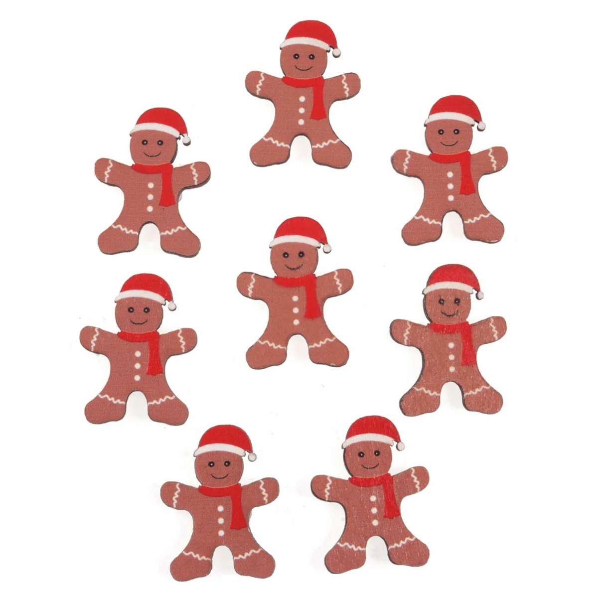 Christmas Craft Embellishments - Stick On Motifs GINGERBREAD MAN