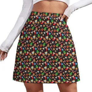 Christmas Snacks Short skirt