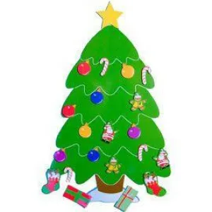 Christmas Tree Refrigerator Magnet Set