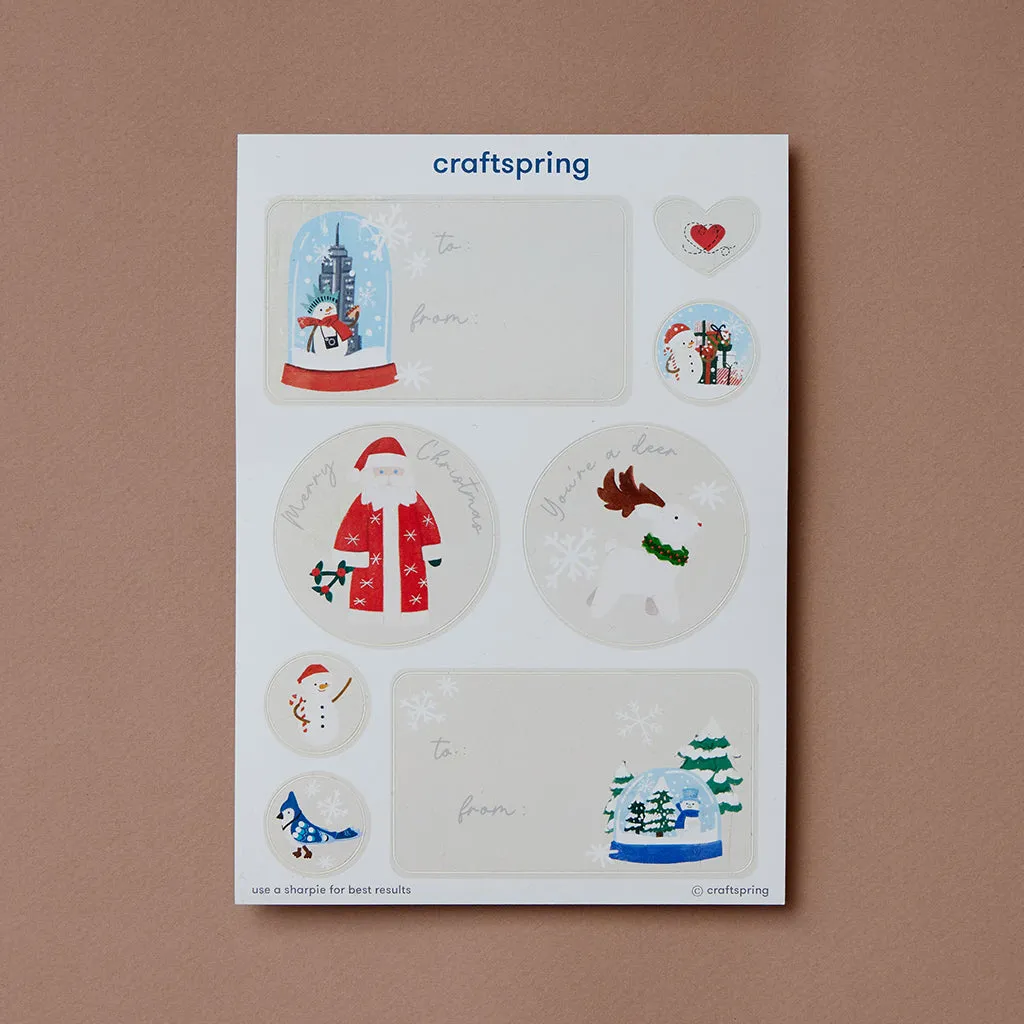 Classic Christmas Sticker Sheet