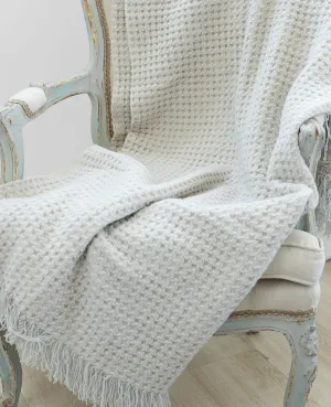 Cleo 100% Cashmere Throw Pearl