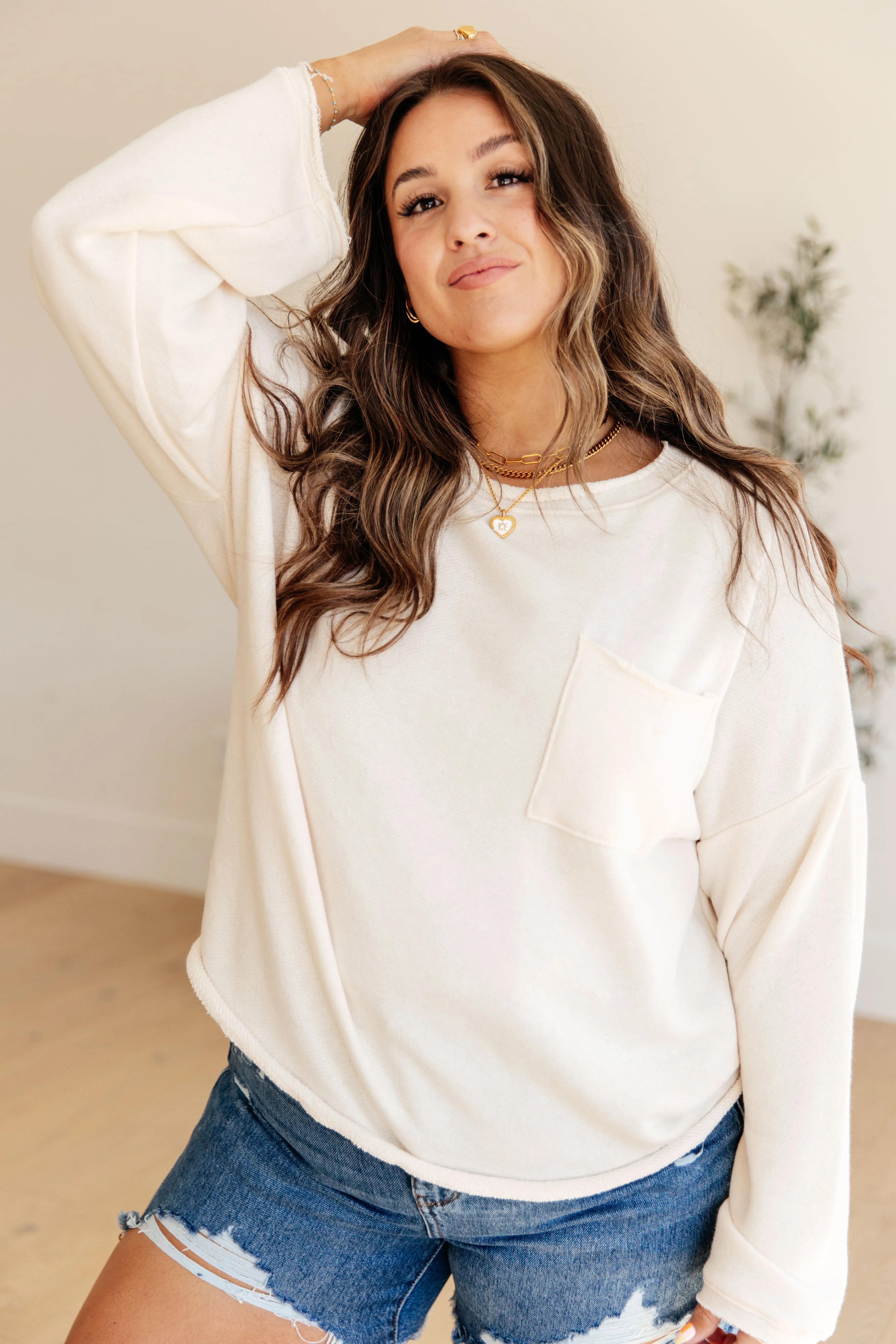 Coastal Living Sweatshirt - White Birch