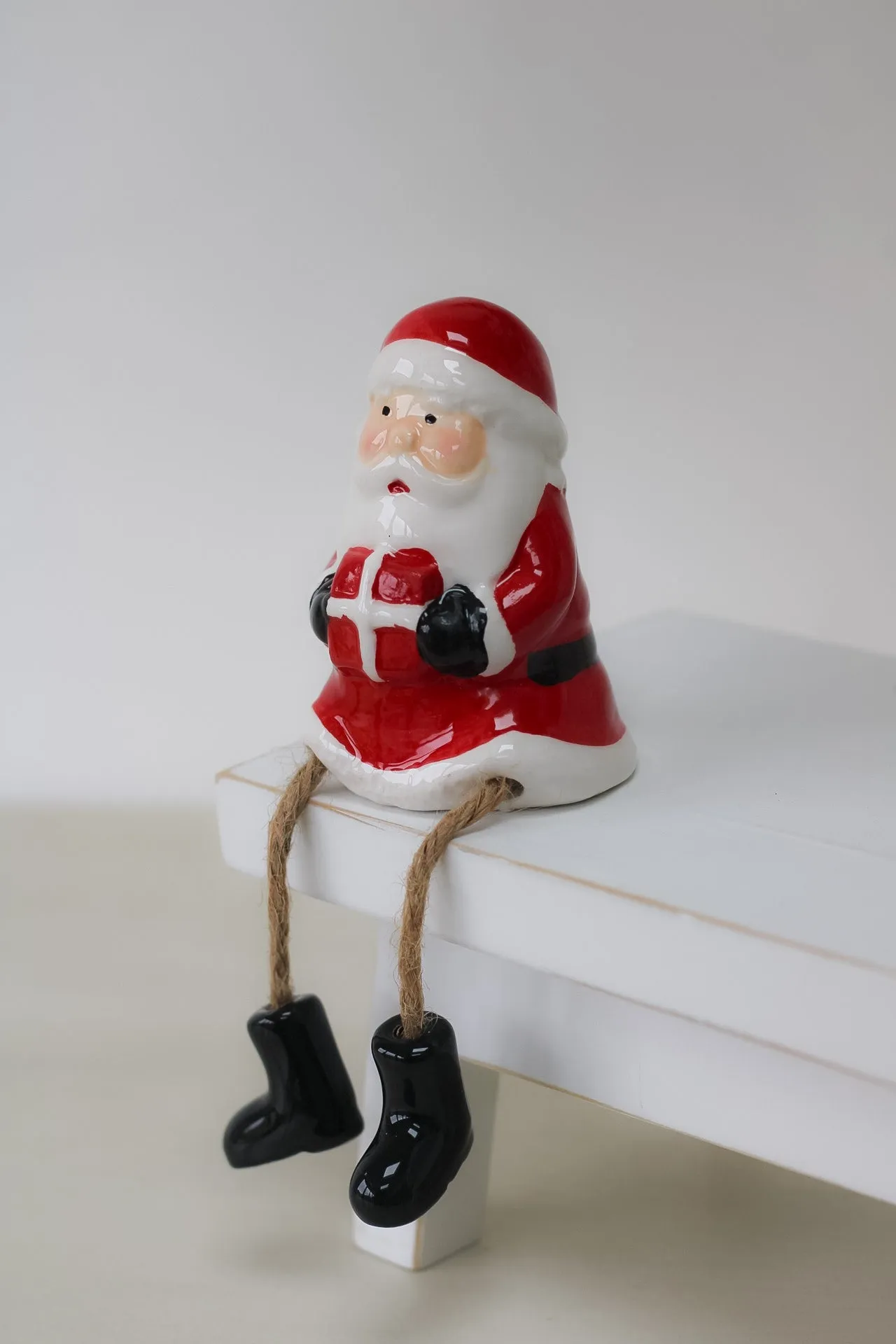 Dangly Legged Santa Ornament