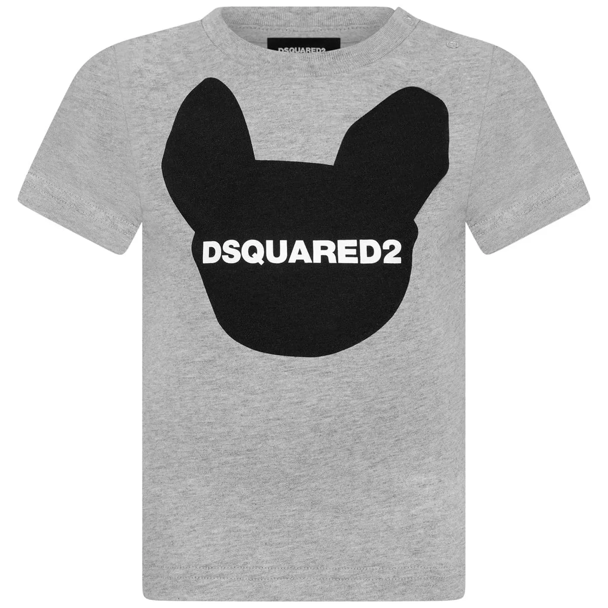 Dsquared2 Baby Grey Cotton Jersey T-Shirt