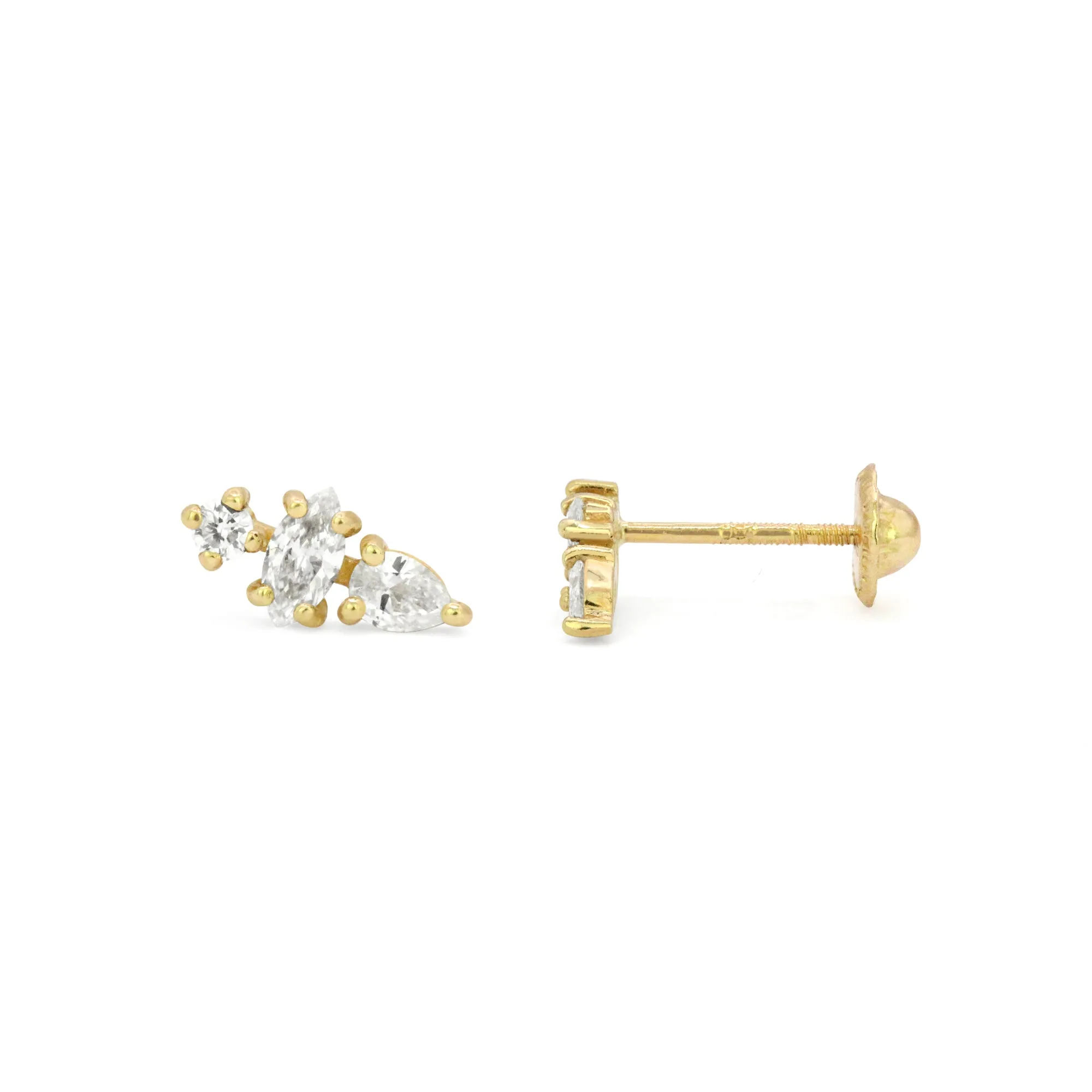 Due North 18K Diamond Stud