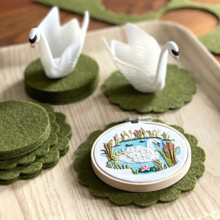 Embroidery Sampler Kit: Swan | Beginner