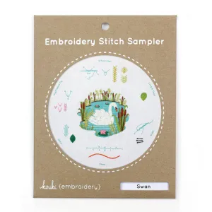 Embroidery Sampler Kit: Swan | Beginner