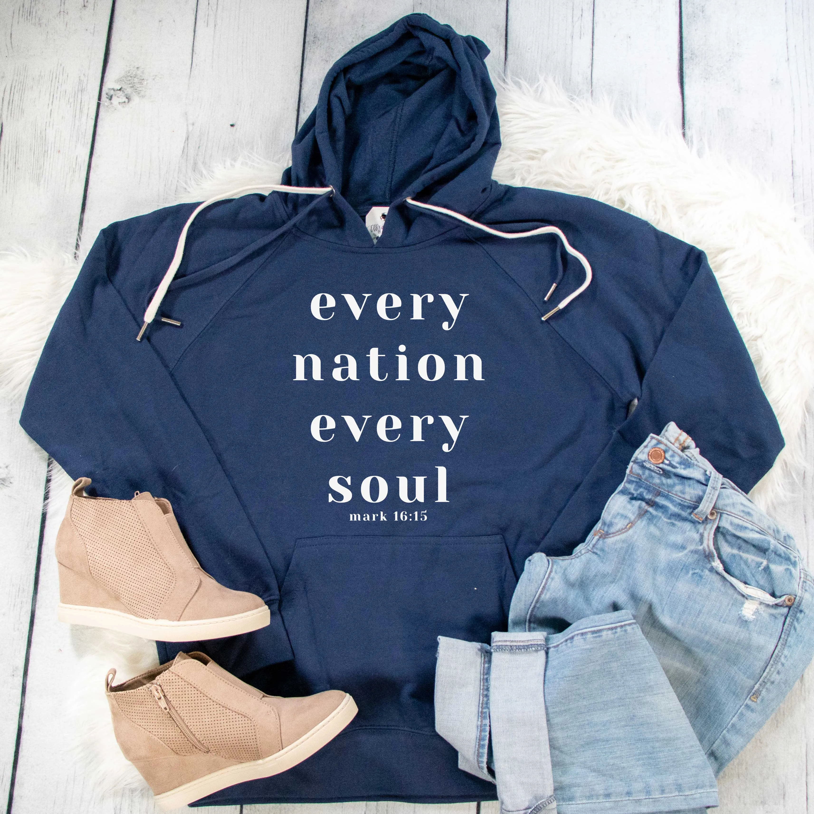 Every Nation Every Soul Lightweight Terry Hoodie