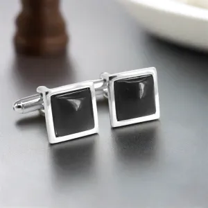 Fiber Glass (Small) Square Cufflinks (Online Exclusive)