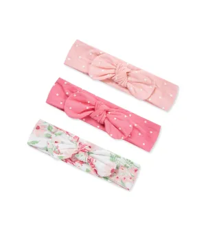 Floral Bamboo 3 pack Headbands