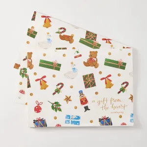 Gifts From Santa Wrapping Sheets Set of 3