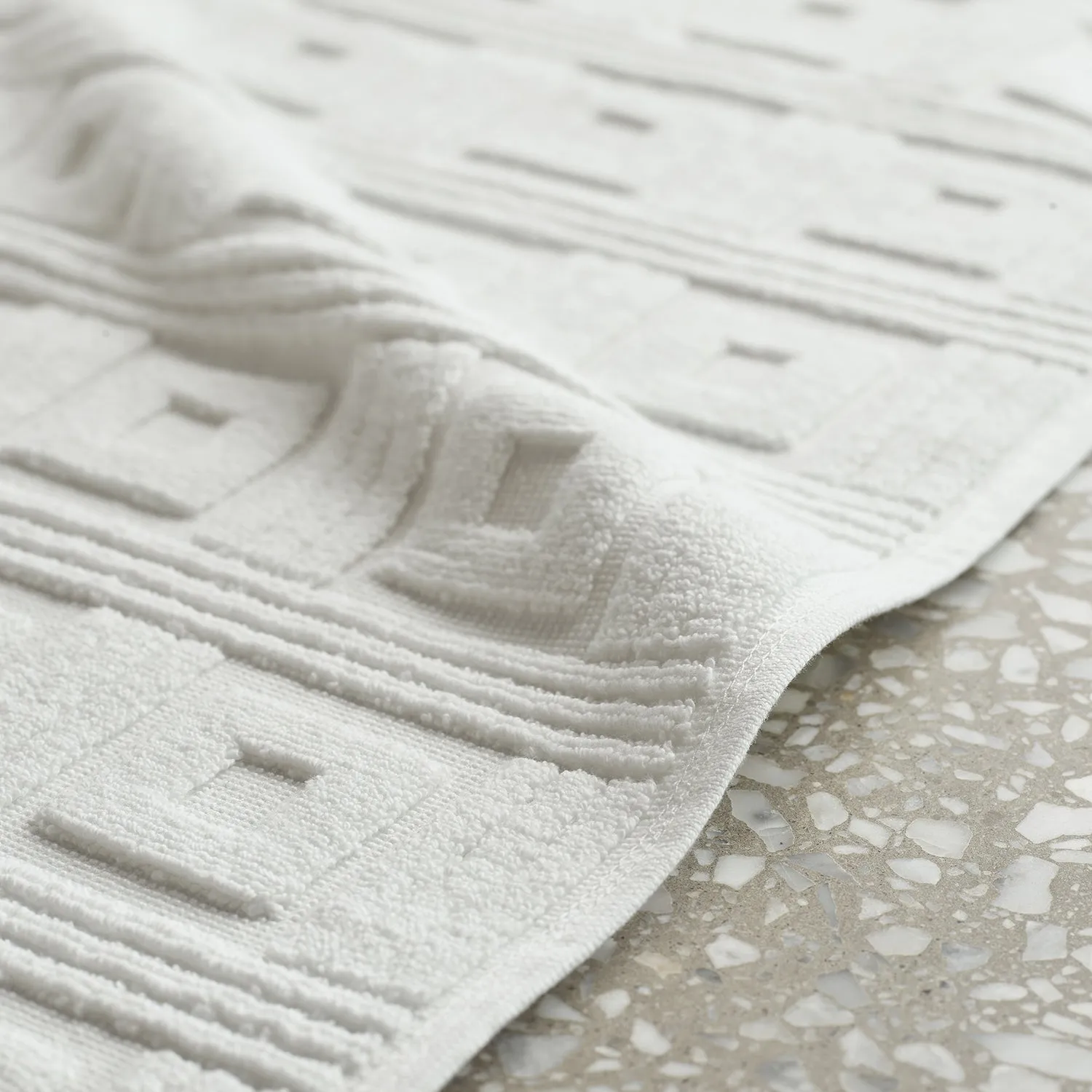 greg natale | astoria bath mat | white