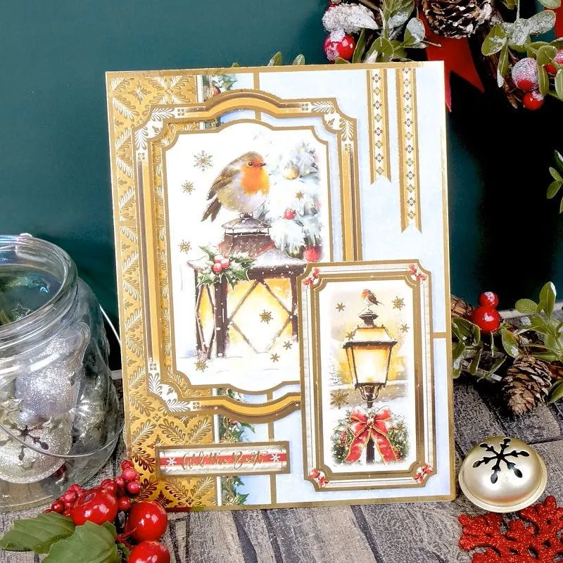 Hunkydory Winter Robins Luxury Topper Collection