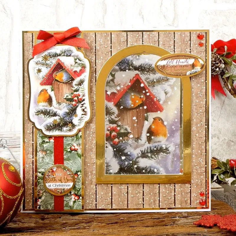 Hunkydory Winter Robins Luxury Topper Collection