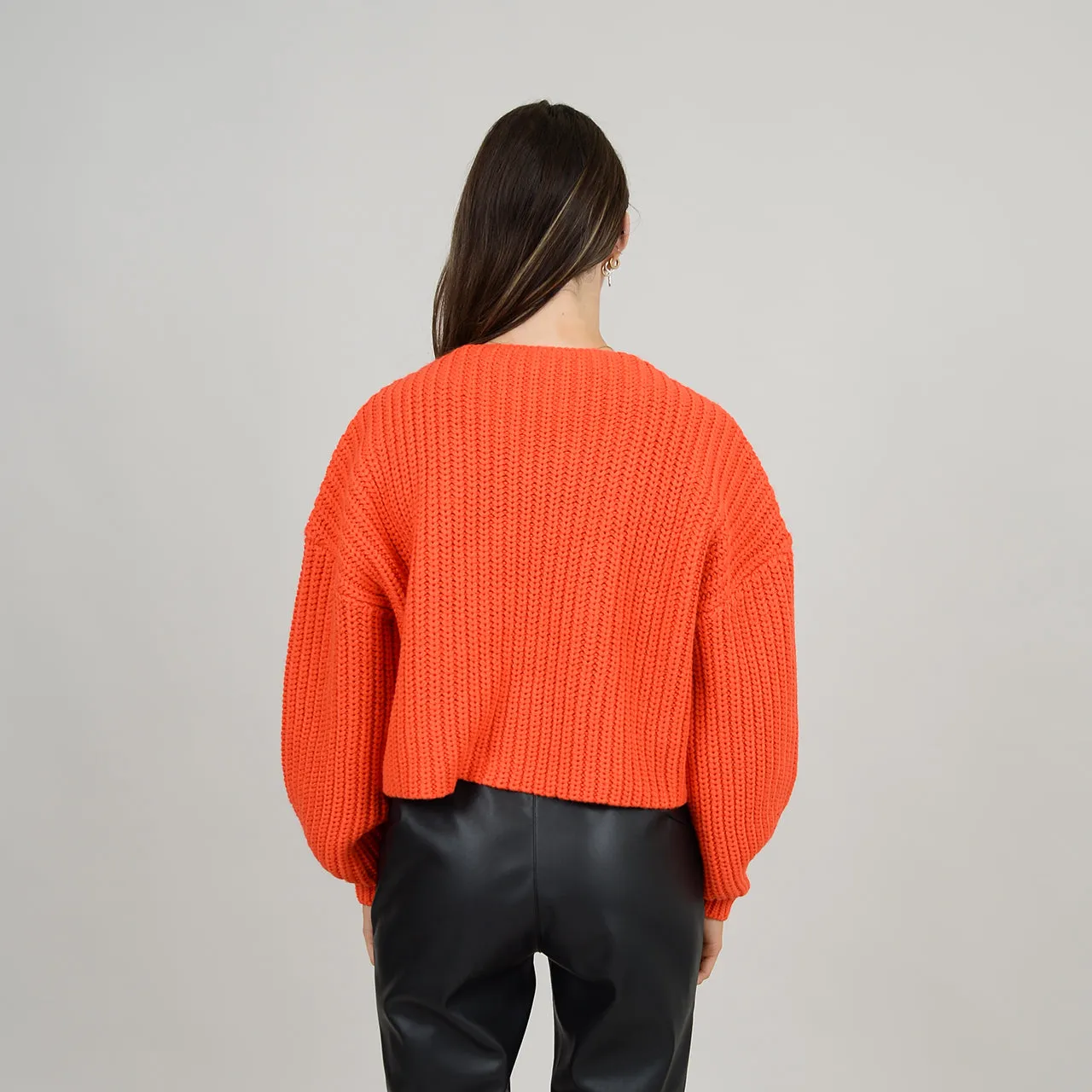 Intense Orange Pullover - FINAL SALE