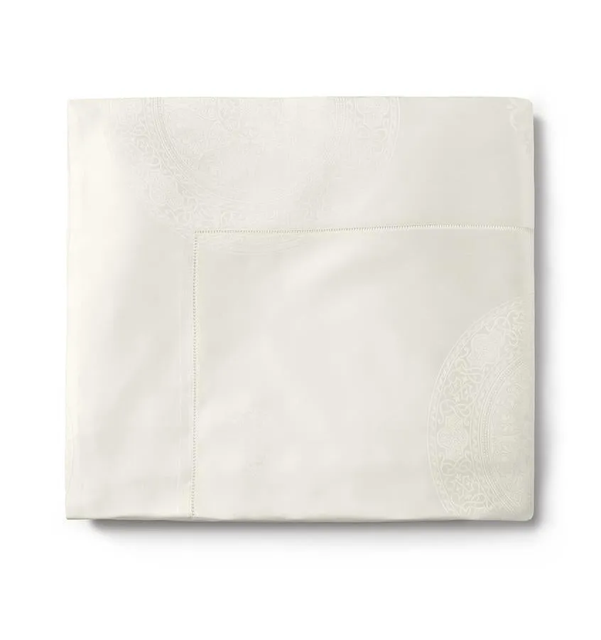 Ivory Giza 45 Medallion Sheet Set by Sferra