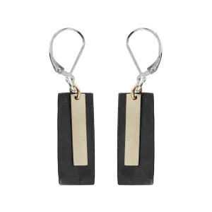 J & I Architectural Contrast Earrings