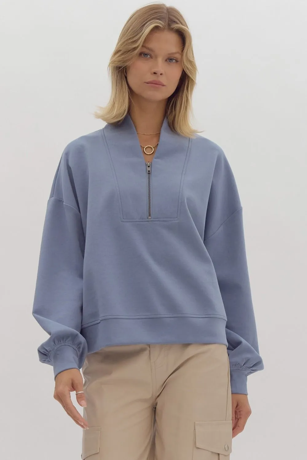 Keep it Going Half Zip Top