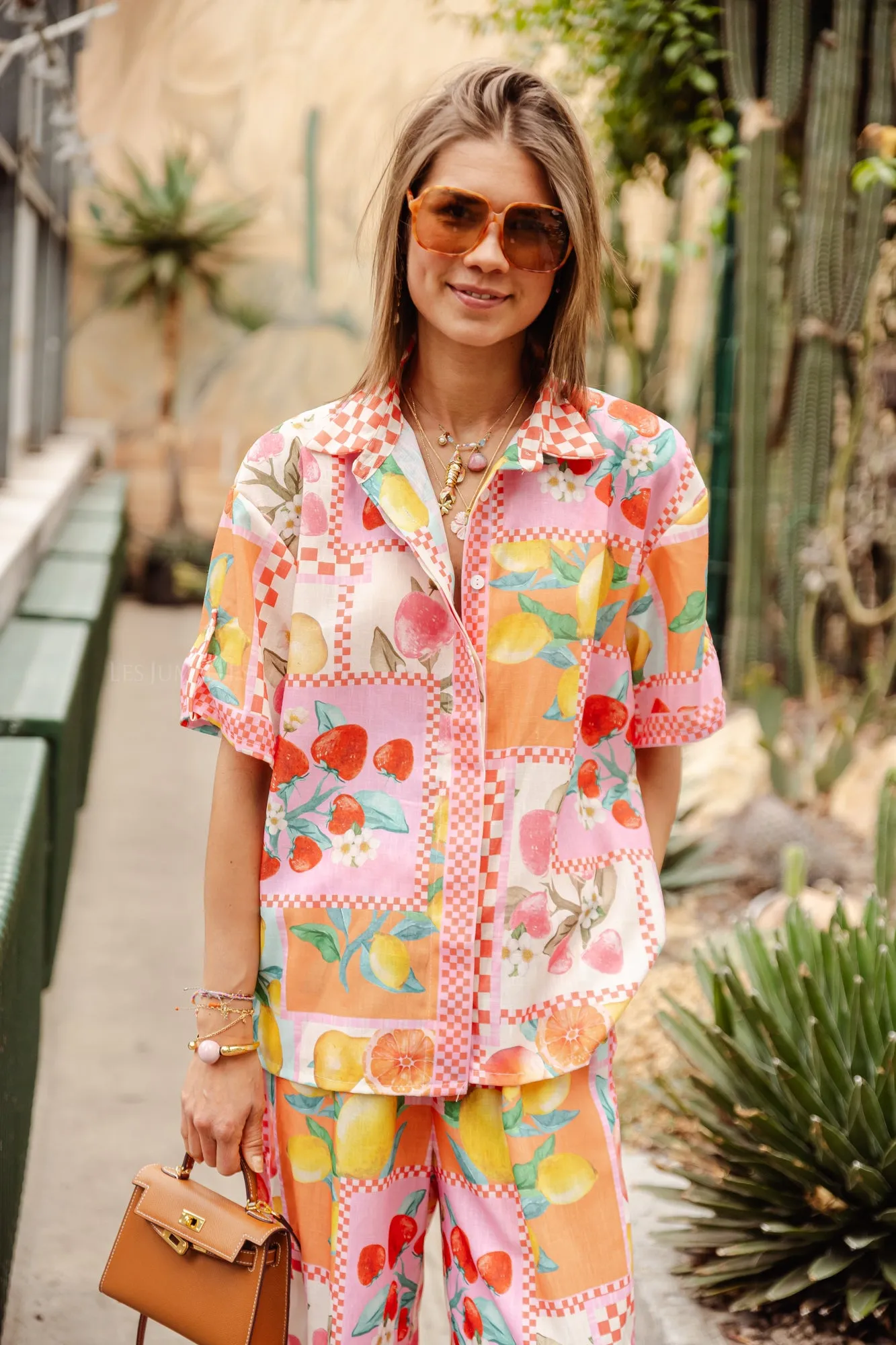 Lemoni short sleeved shirt multicolor