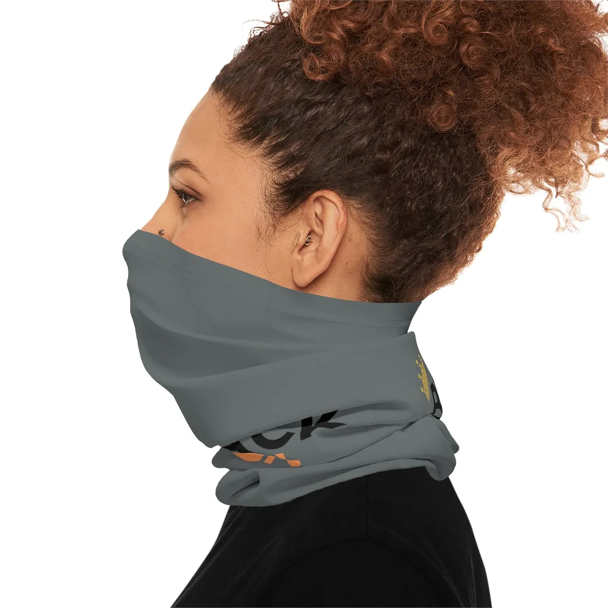 Lightweight Neck Gaiter - Black Queen (Grey)