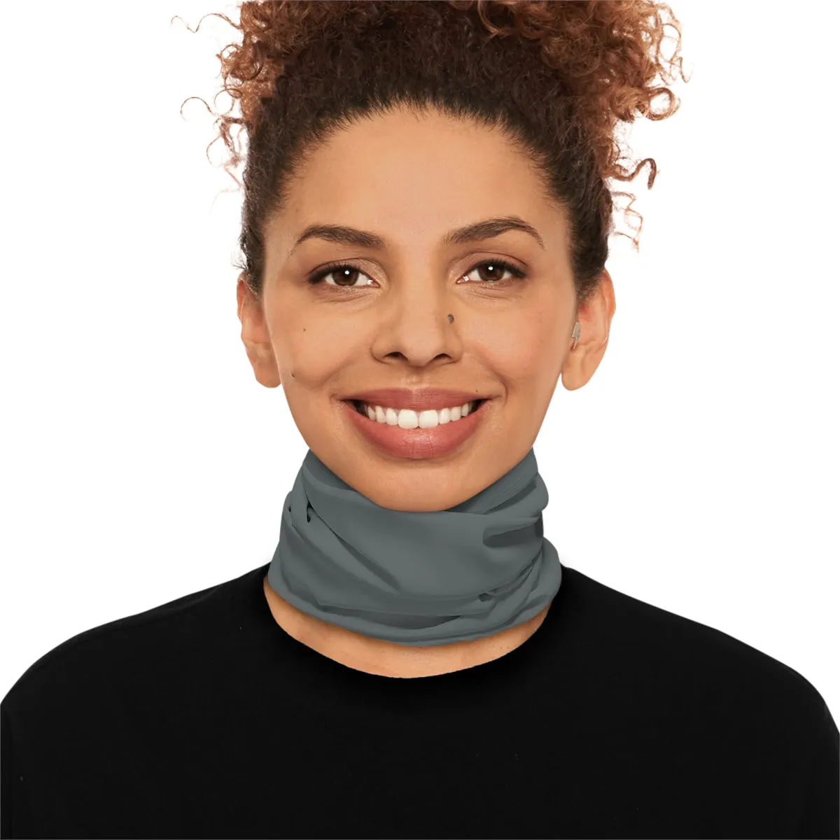 Lightweight Neck Gaiter - Black Queen (Grey)