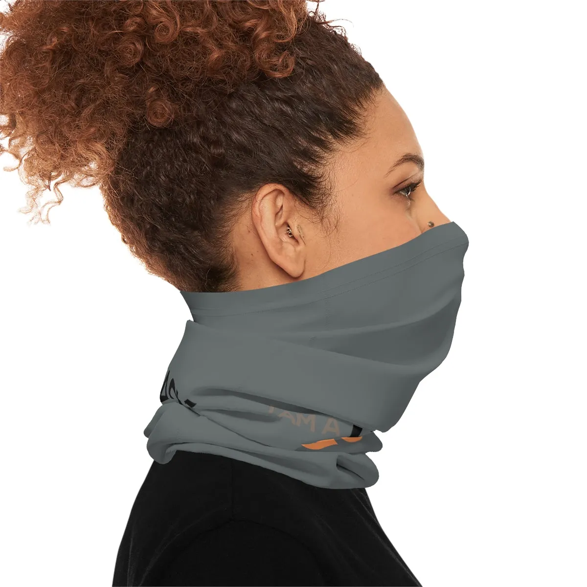 Lightweight Neck Gaiter - Black Queen (Grey)