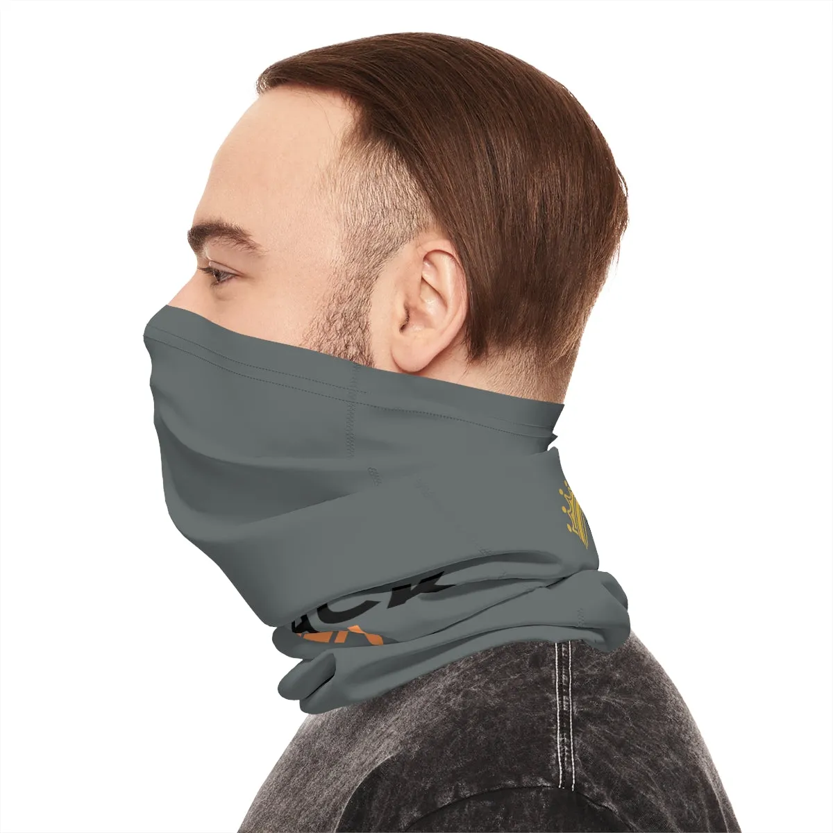 Lightweight Neck Gaiter - Black Queen (Grey)