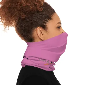 Lightweight Neck Gaiter - Black Queen (Light Purple)