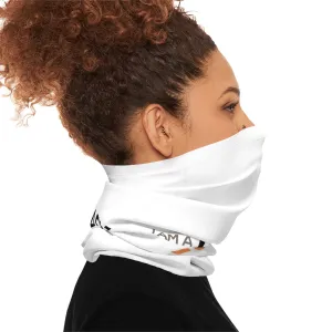 Lightweight Neck Gaiter - Black Queen (White)