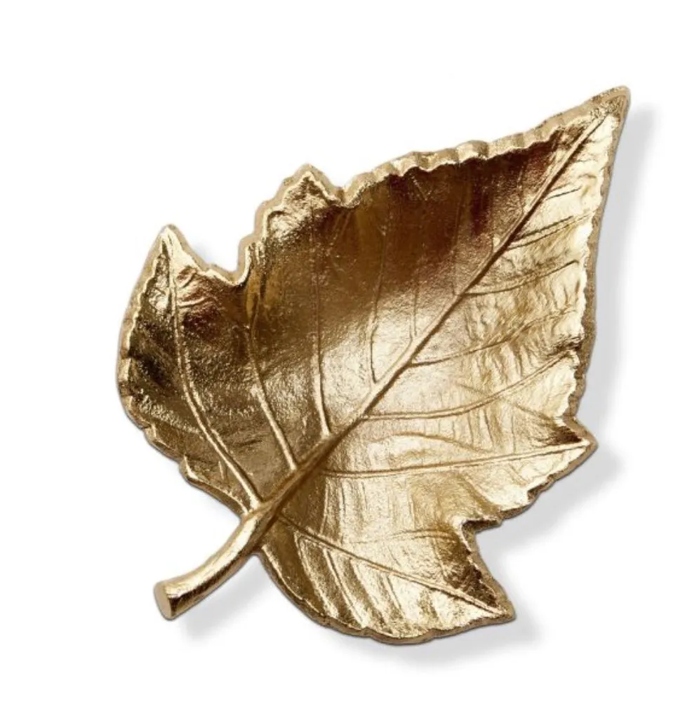 Maple Leaf Gold Dish