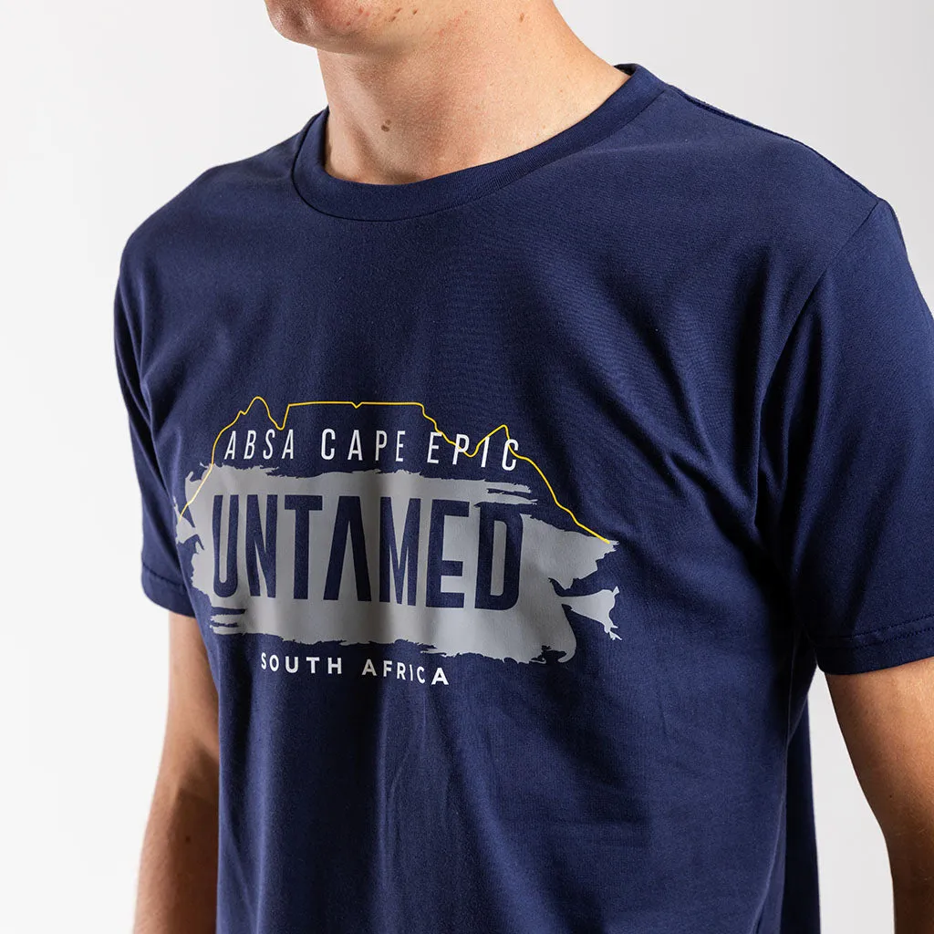 Men's Absa Cape Epic Untamed T Shirt (Navy)