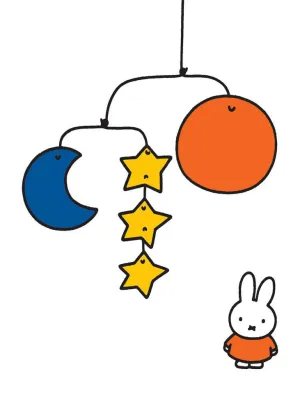 Miffy with a Planet Mobile Mini Poster