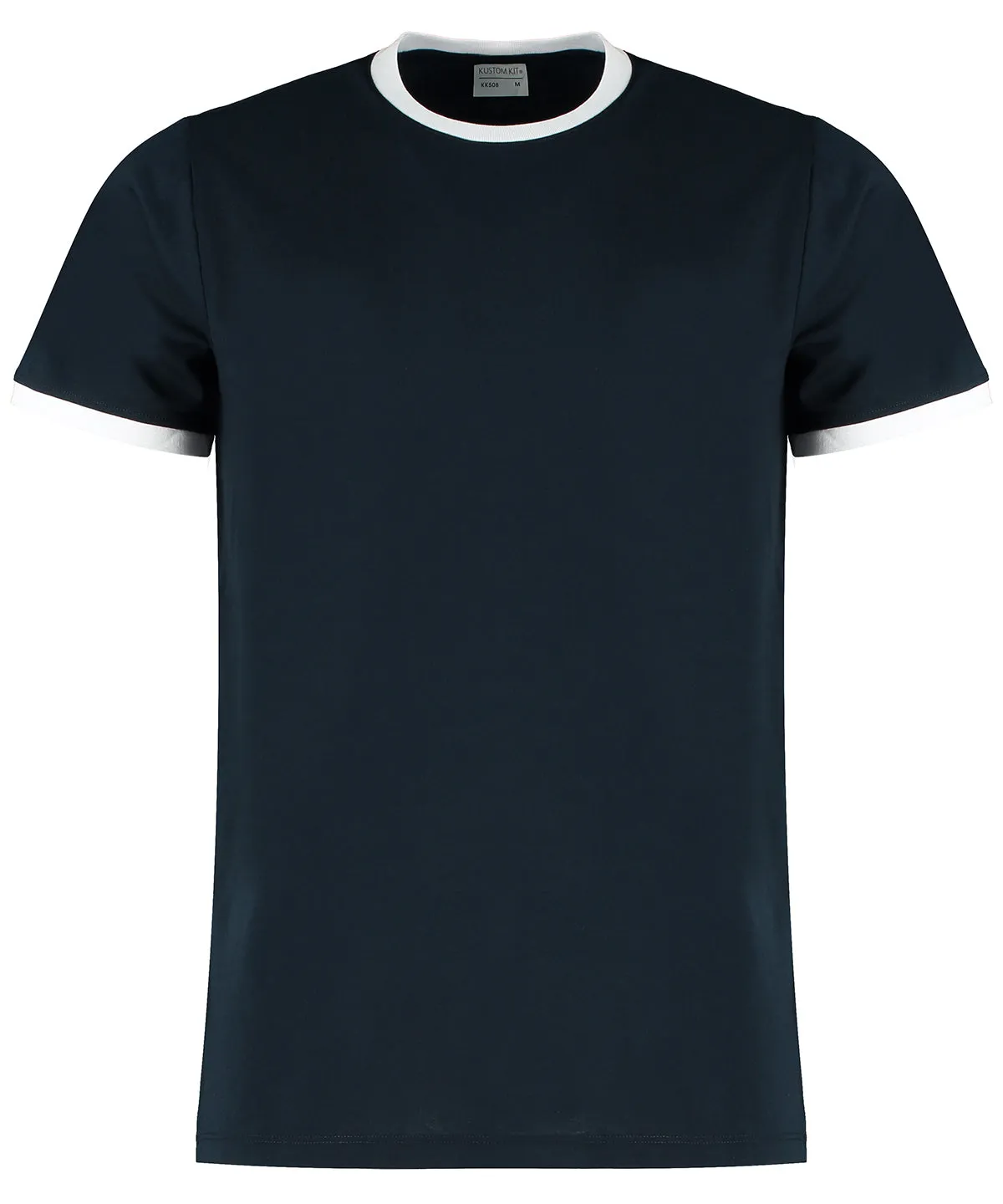 Navy/White - Fashion fit ringer tee