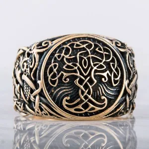 Norse Tree Ring - Bronze