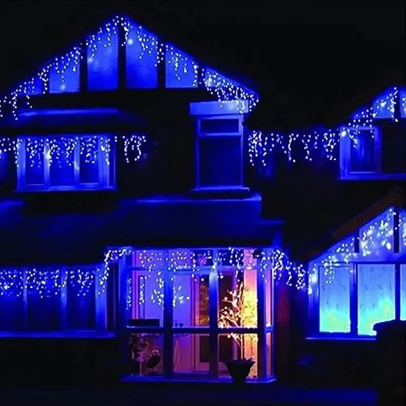 Outdoor Waterfall Christmas Lights