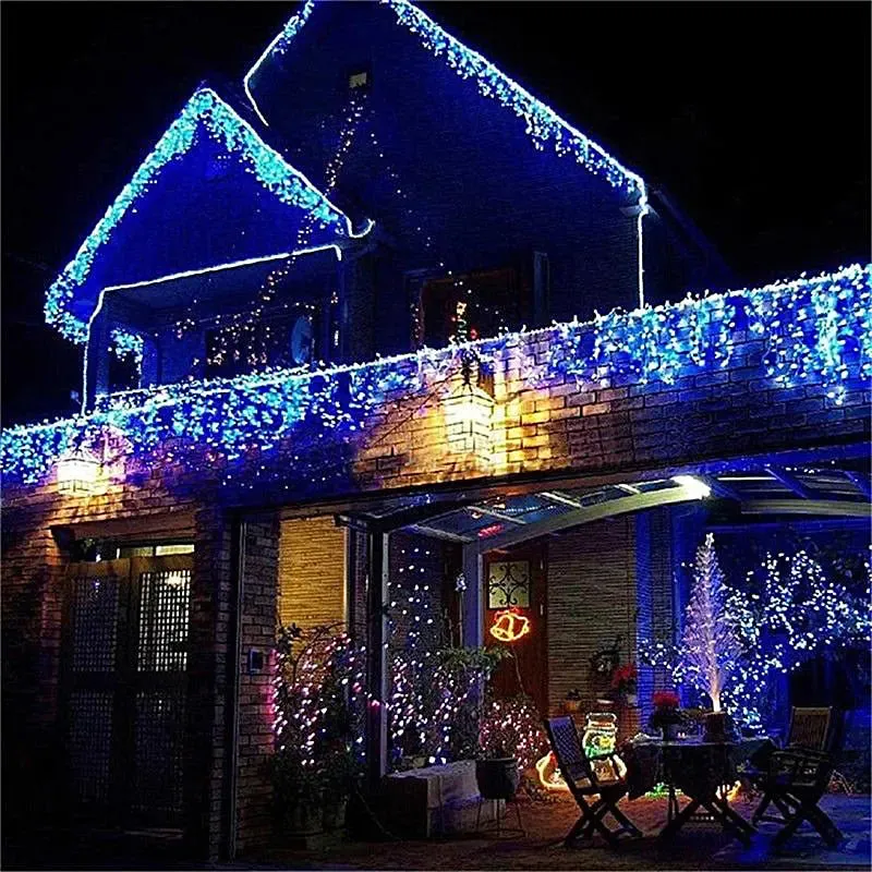 Outdoor Waterfall Christmas Lights